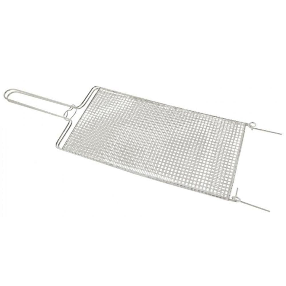 Grelha Dobrável Miúdo Para Churrasqueira 17x58 Cm
