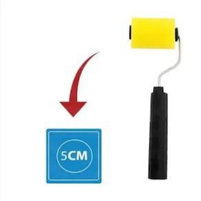 Rolo de espuma amarelo POP com cabo 5 cm, 9 cm ou 15 cm - Compel