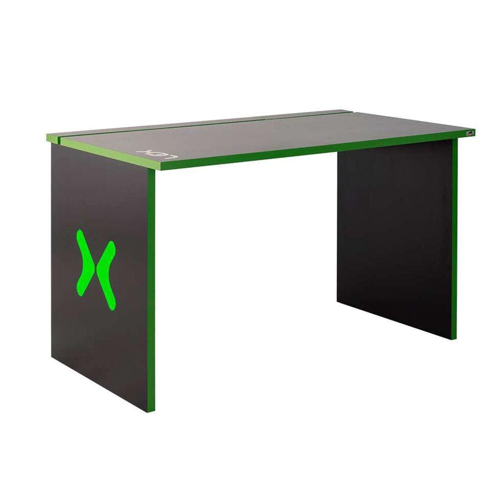 mesa gamer lex preta e verde