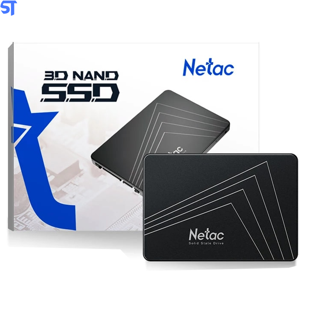 HD SSD Netac 256GB 2.5`SataIII 560Mbps de Leitura 520Mbps de Gravação - 3D Nand