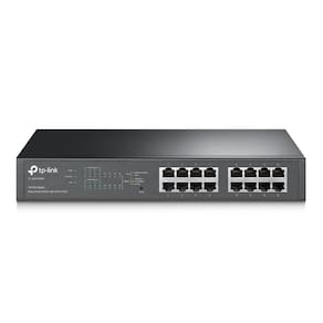 Switch Gigabit EASY SMART 10/100/1000 C/ 16 Portas (sendo 8 Poe) TL-SG1016PE SMB