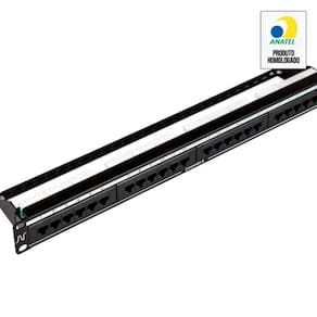Patch Panel 24 Portas CAT.5E Nexans
