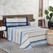 Jogo de Lençol King 4 Peças Estampado Urbe 200 Fios Floral Casa Dona