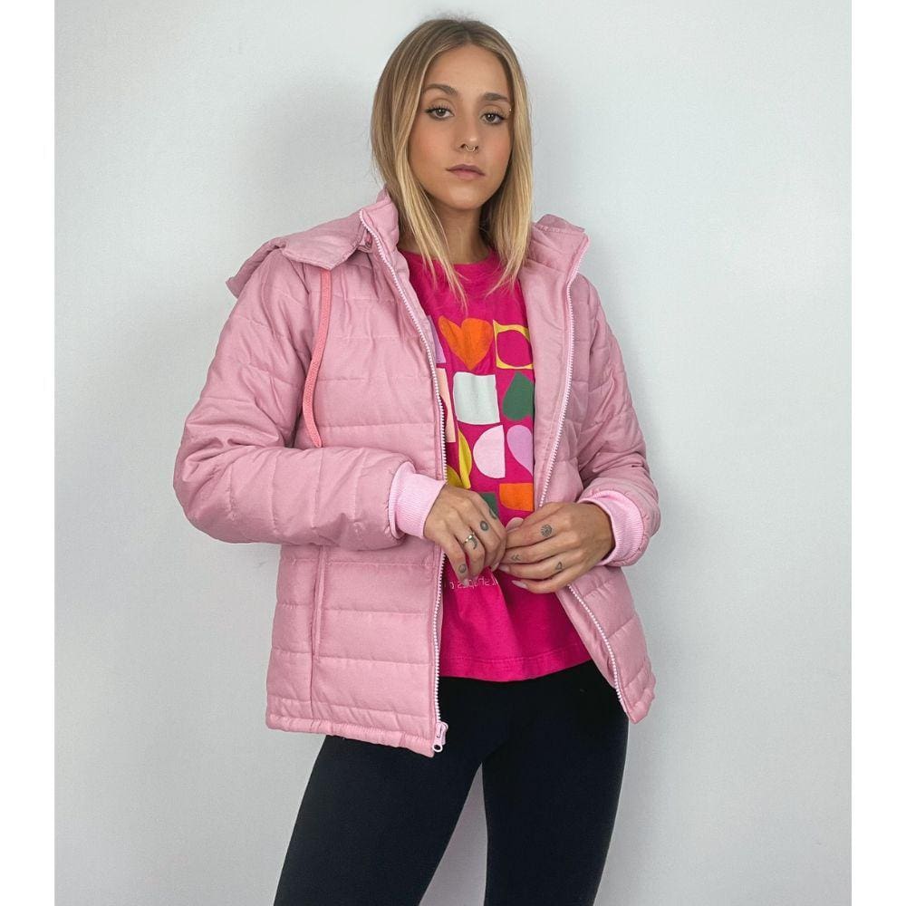 Jaqueta feminina bobojaco-Rosa
