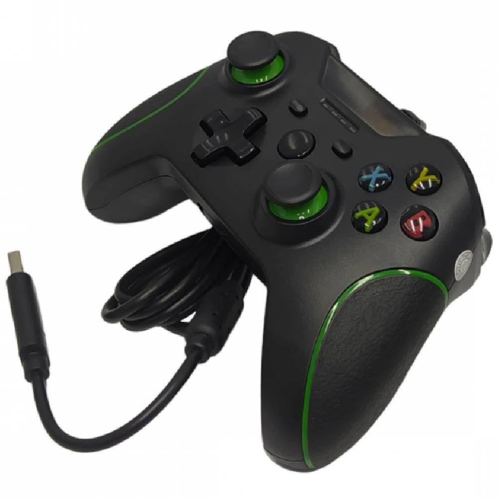 Controle Joystick Com Fio Compatível Xbox One Pc Notebook - N-1