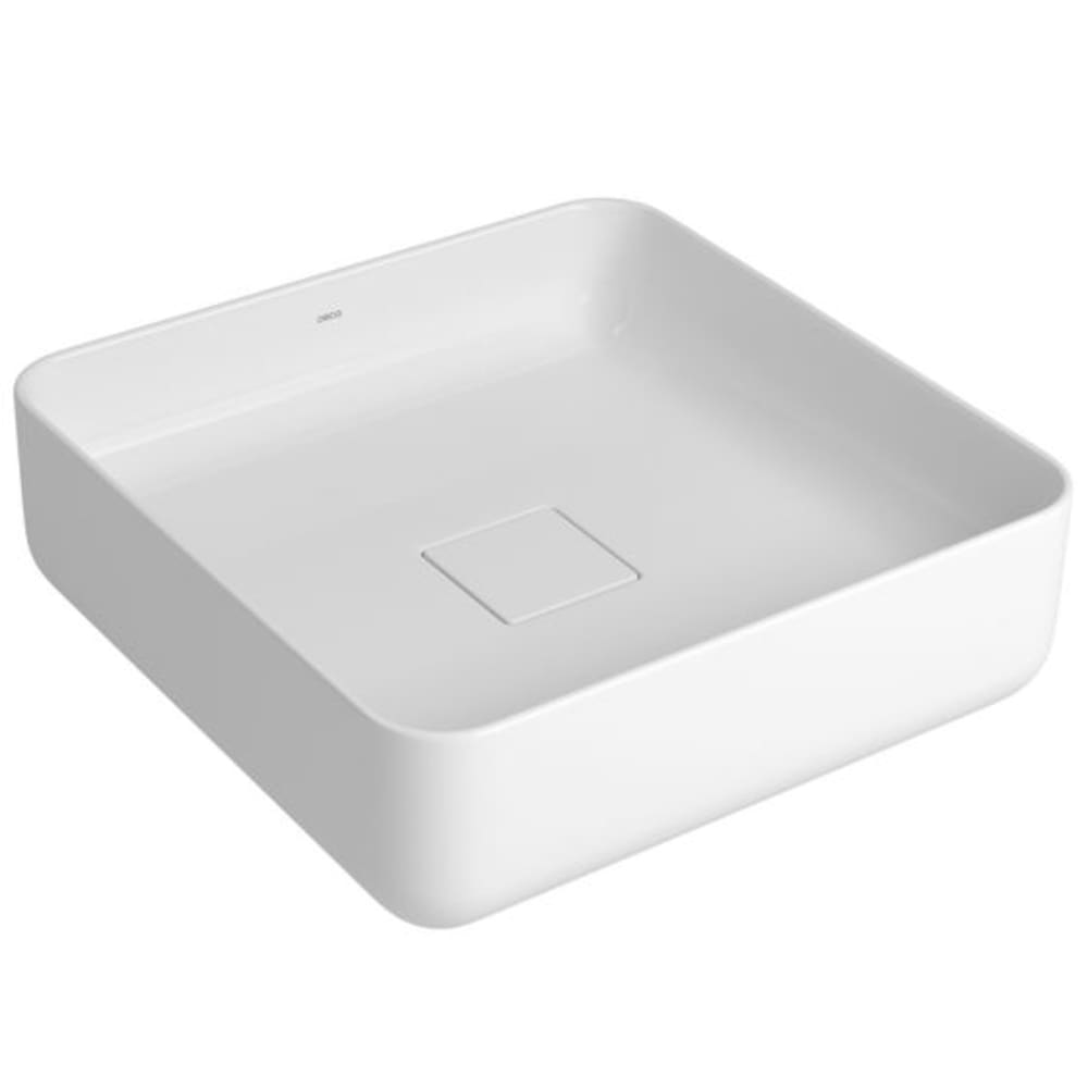 Cuba Quadrada De Apoio 40Cm Deca Slim Branco L.11040.17