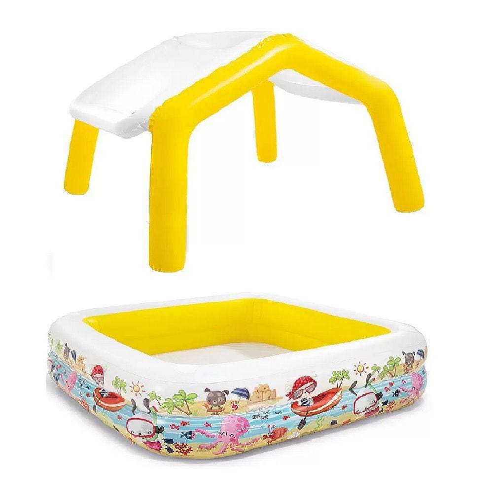 Piscina Inflavel Cobertura Removivel 295L 157X122cm 57470Np