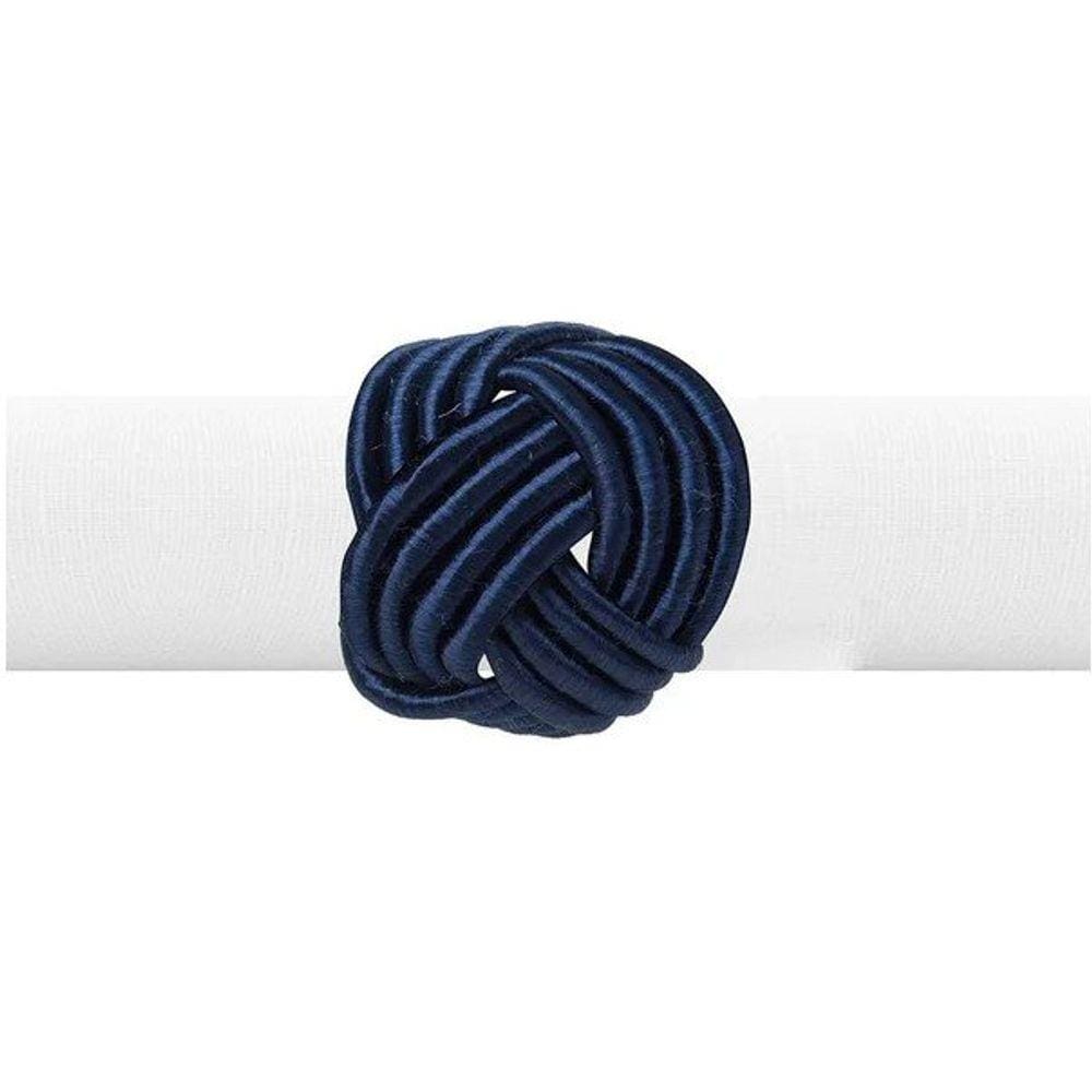 Conjunto 4 Argolas Para Guardanapo Traccia Marinho 049314 - Copa & Cia -