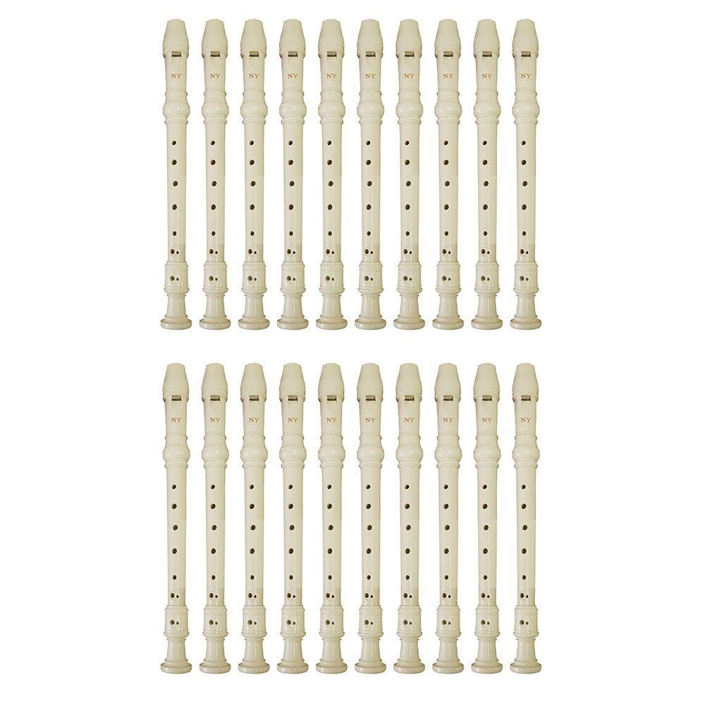 Kit 20 Flautas Doce Germânica FL 20G New York