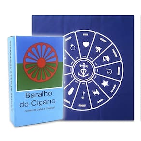 BARALHO TAROT COPAG PARA VER A SORTE 48 CARTAS, CIGANO