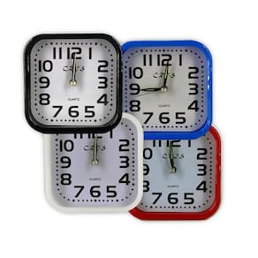 Relogio Mesa Despertador Quadrado Colors 8Cm Contém:1 Unidad
