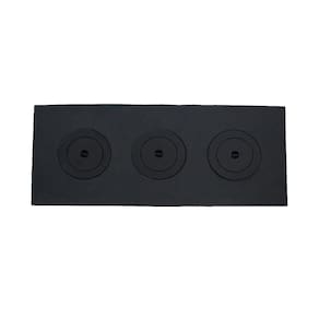 Chapa Redução em Ferro Para Fogão a Lenha 3 Furos 117x50cm