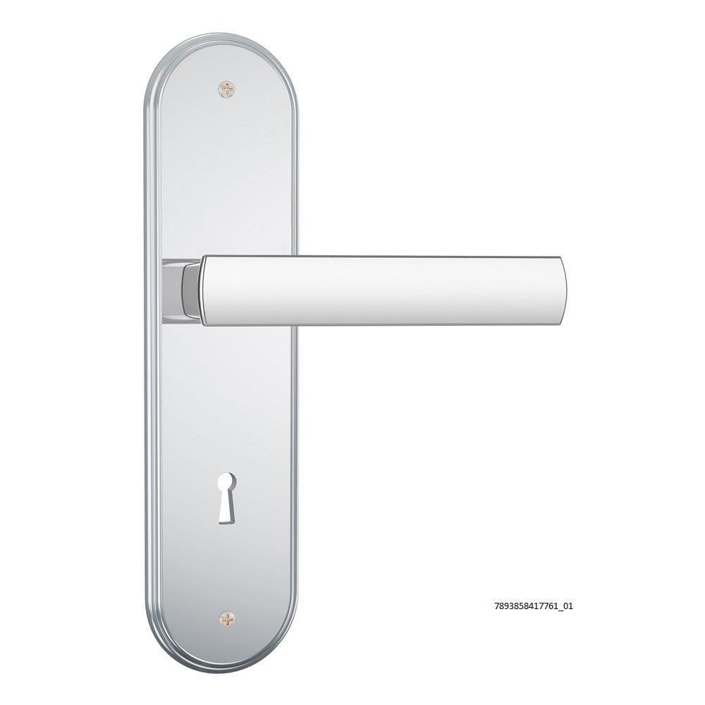 Fechadura Stam 1610/35 Interna Espelho Inox Alavanca