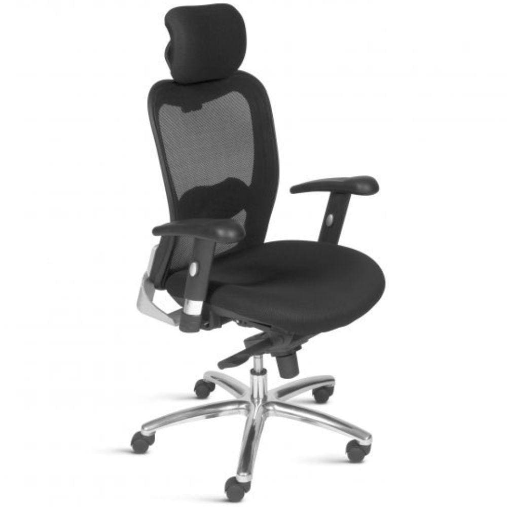 Cadeira Escritório Presidente Executiva New Ergon F02 Preto