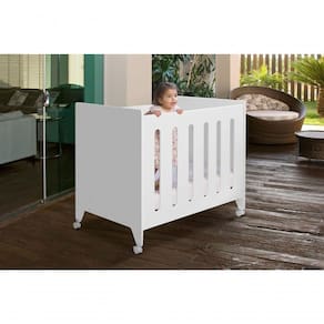 Berço Moisés Junior Portátil + Colchão Branco