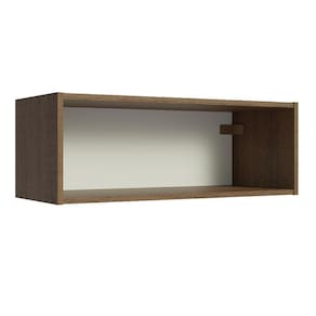 Armário Aéreo Com Nicho Aberto 60cm Rustic Emilly Madesa