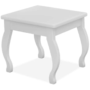 Banqueta Para Penteadeira Em Mdf 022034 Branco Lpa Branco