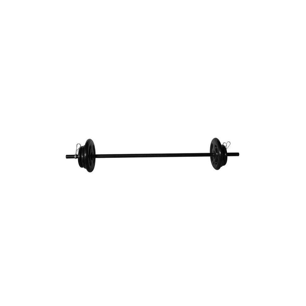 Kit Completo Barra Pump 1,20m com Presilhas para Academia