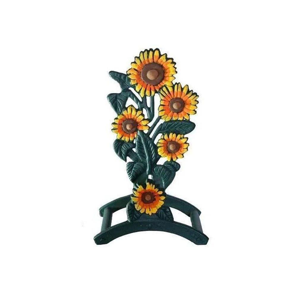 Suporte para Mangueira - Modelo Flor em Alumínio Fundido