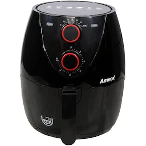 AirFryer Familia 4,5L 1400w 110v Fritadeira Elétrica sem Óleo Amvox ARF 1205 Preta