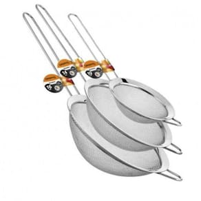 Kit Peneiras Em Aço Inox 10 14 E 16cm Origina Line