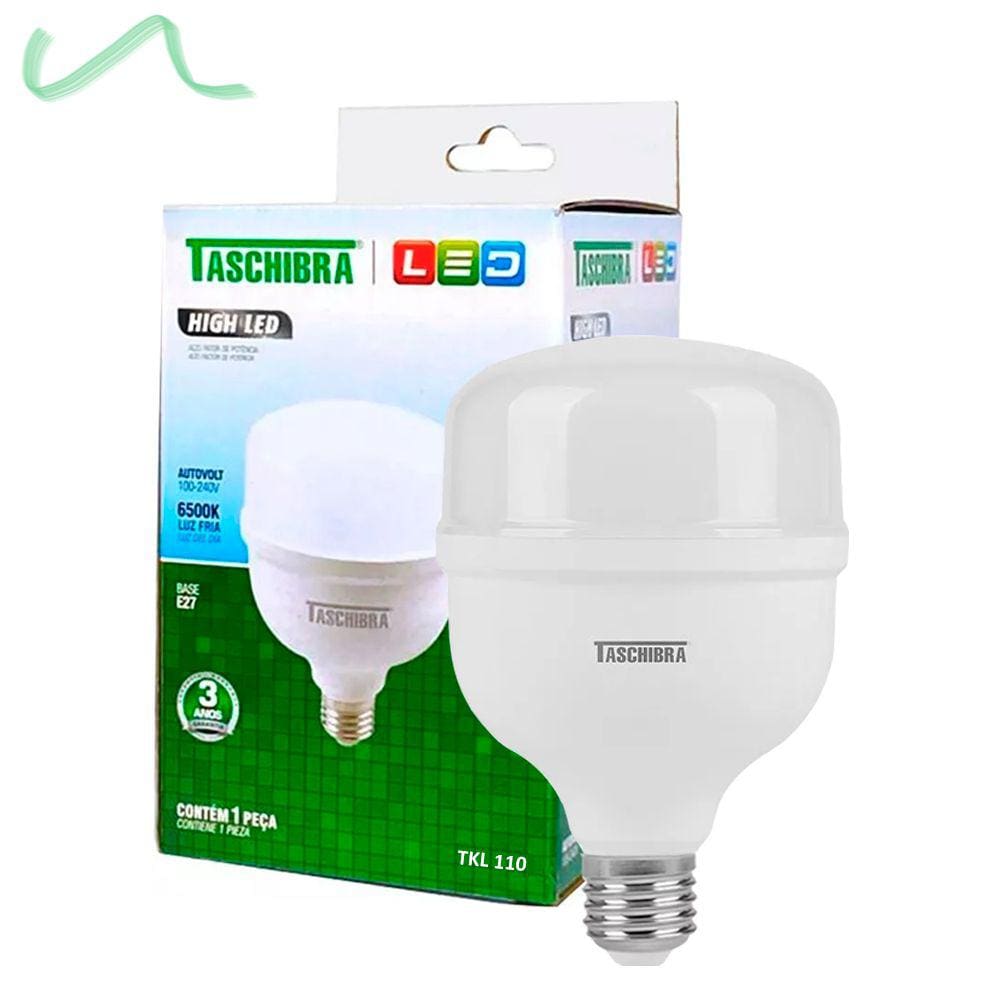 Lâmpada Led Bulbo Tkl 225 40w E27 6500K Branco Taschibra Bivolt
