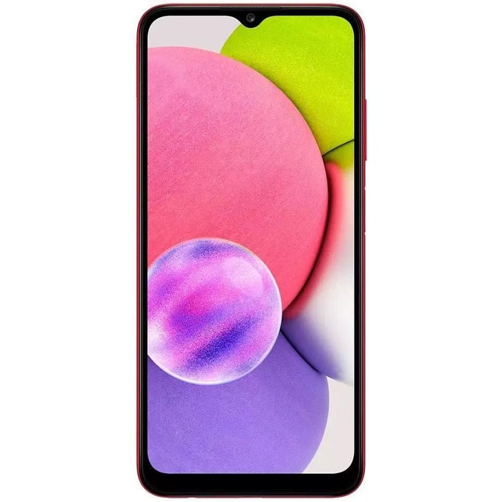 Usado: Samsung Galaxy A03s 64 GB Vermelho Muito Bom - Trocafone