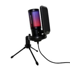 Microfone Tripe De Gravacao Gamer Usb Com Led Rgb Usb Profissional U850 Luuk Young