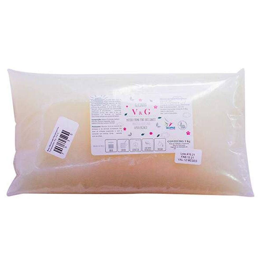Base Glicerinada Hipoalergenica Transparente 1Kg - V & G