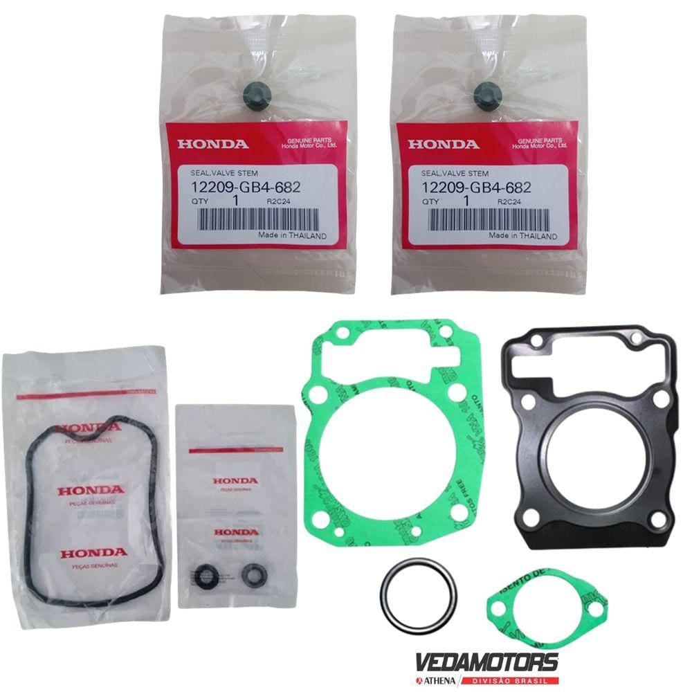 Guarnição Válvula, Coxim, Retentor, Kit (A) Titan 150