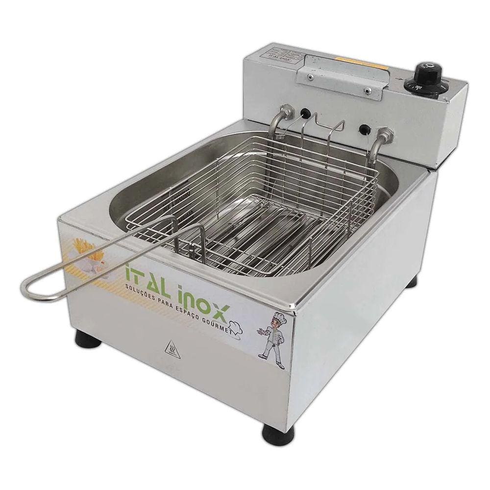Fritadeira Elétrica 1 Cuba 5L 3500W 220V Feoi5 - Ital Inox