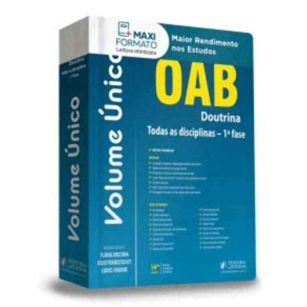 Exame da Oab - Doutrina - Todas as Disciplinas - 1 fase - Volume Único (2022) -14Ed/22