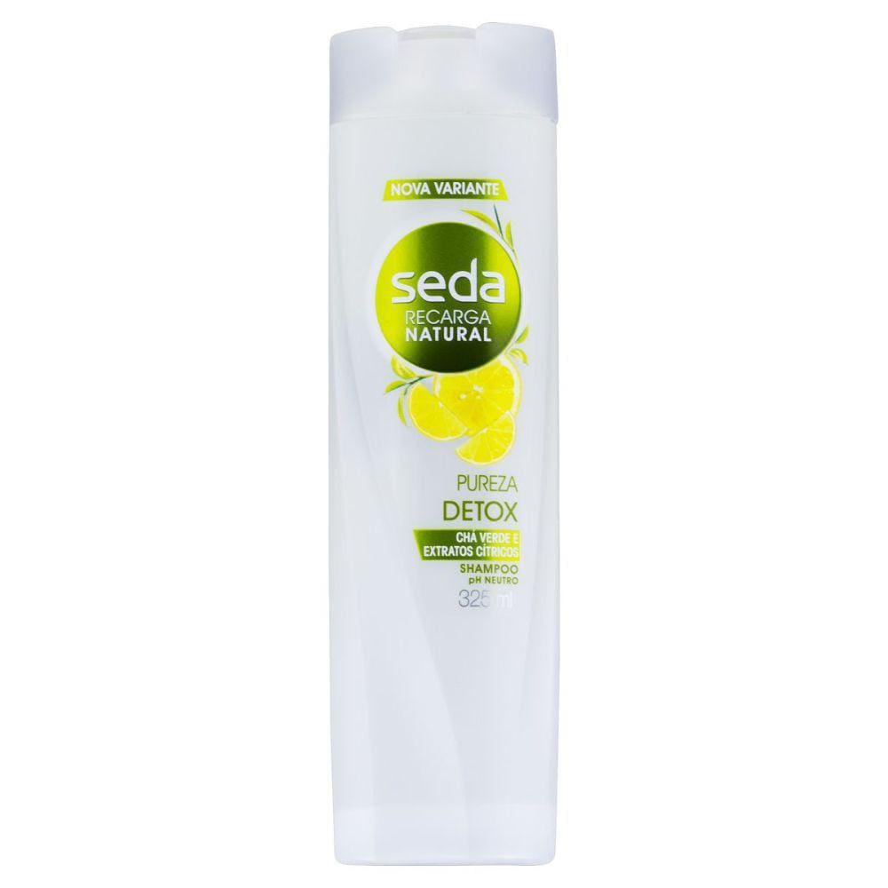 Shampoo Seda Recarga Natural Pureza Detox com 325mL