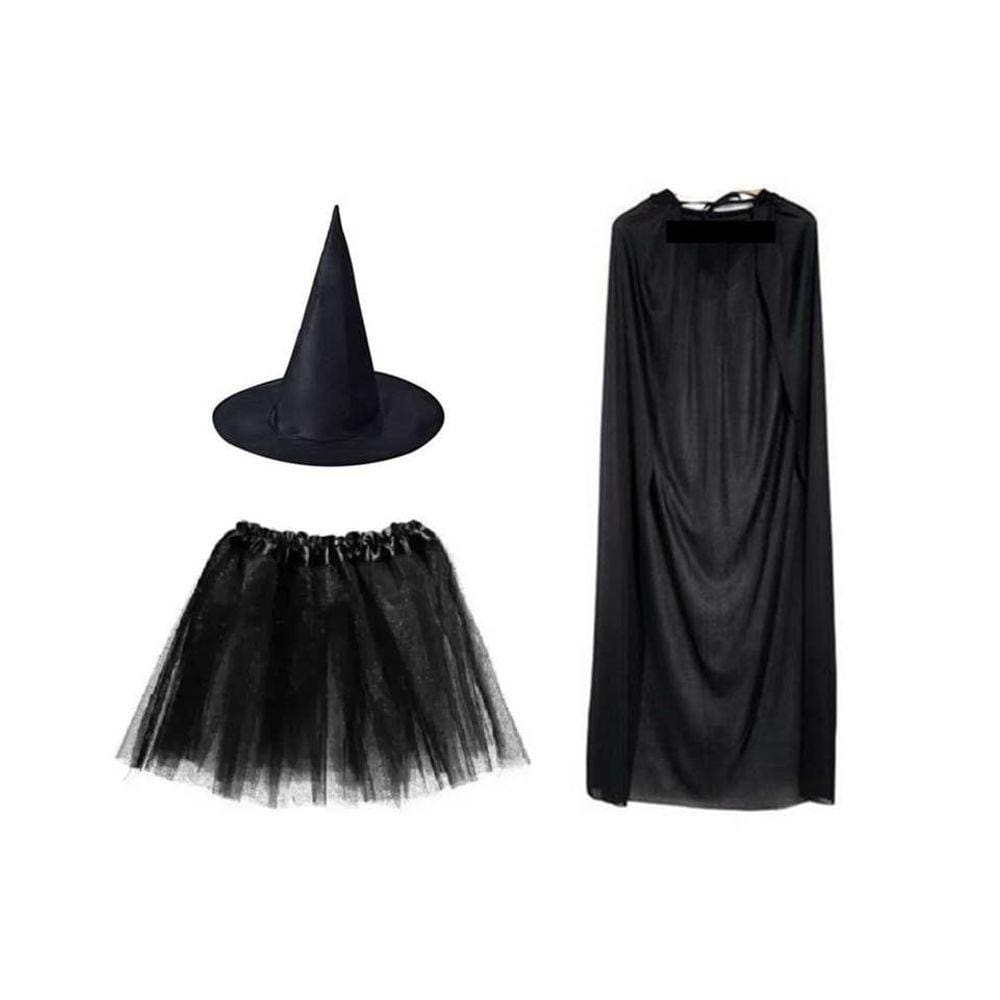 Fantasia Halloween Feminina Bruxa Cher Vestido Com Cauda Luxo