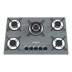 Fogão Cooktop Chamalux 5 Bocas Tripla Chama Prata 110v/220v