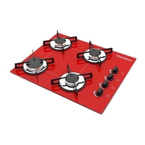 Fogão Cooktop Chamalux 4 Bocas Ultra Chama Vermelho 127/220v