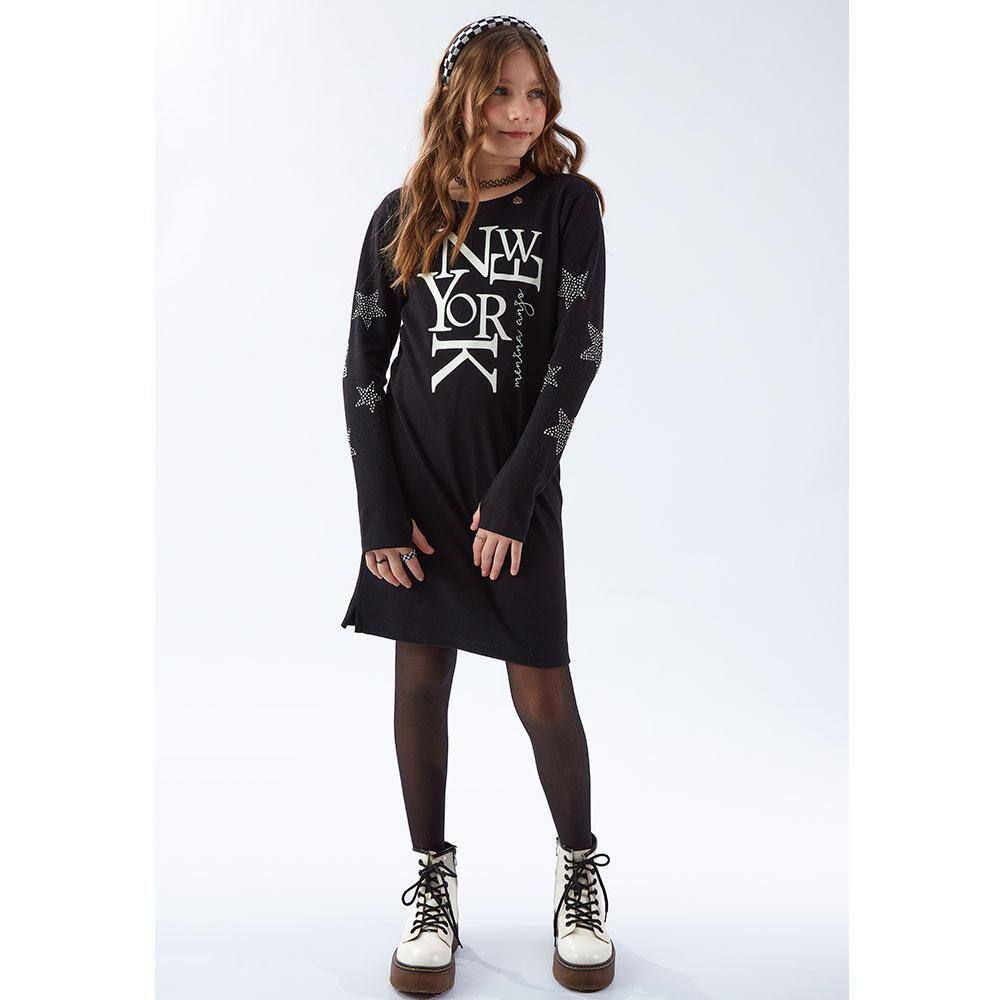 Vestido Infantil Manga Longa Menina Anjo Ref: 4100034 10/16
