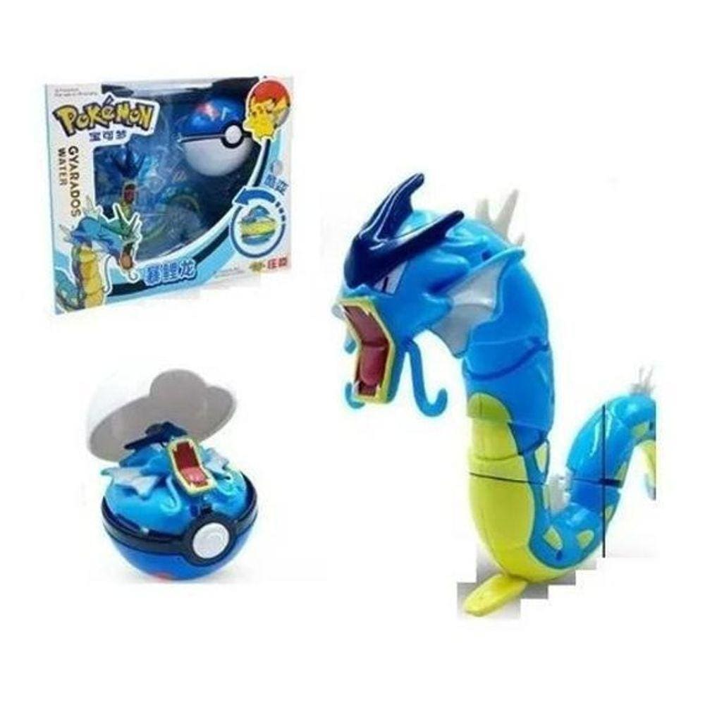 Boneco Brinquedo Articulado Lucario Pokémon Pokébola PokeBall em