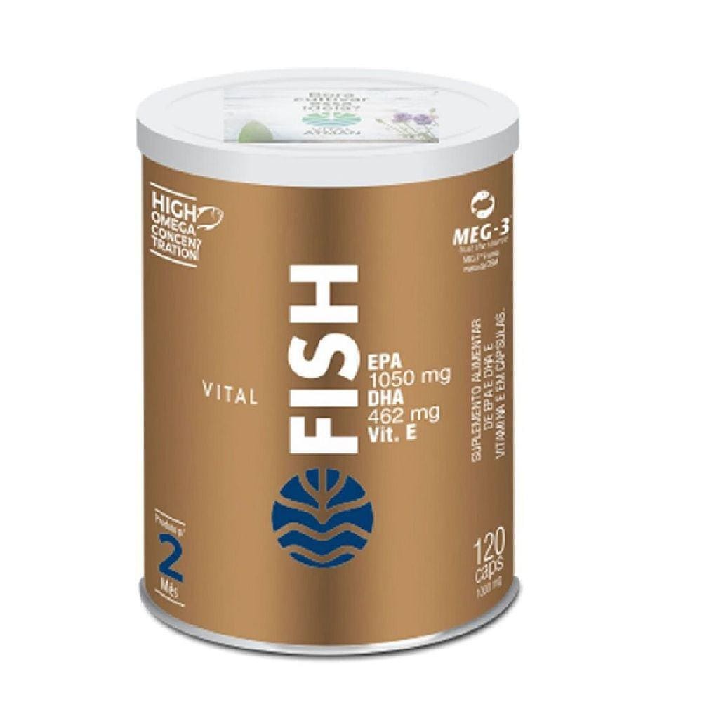 Vital Fish Suplemento 120 Cápsulas de 1000mg - Vital Atman