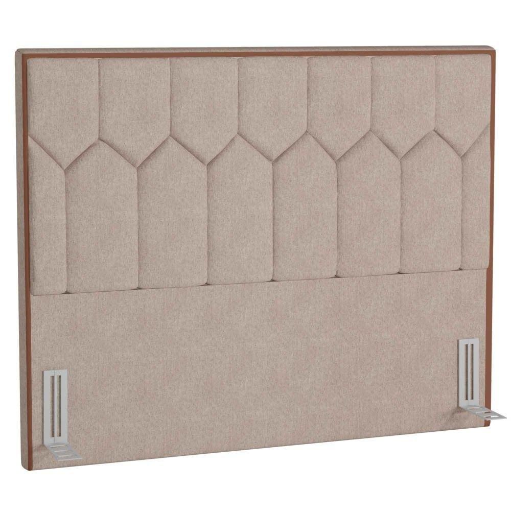 Cabeceira Cama Box Casal 140cm Órion P02 Linho Areia - Mpozenato