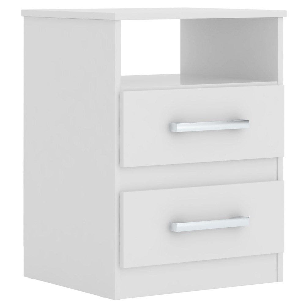 Mesa de Cabeceira Ares Flex M07 Branco/Rosa/Azul/Lilás - Mpozenato