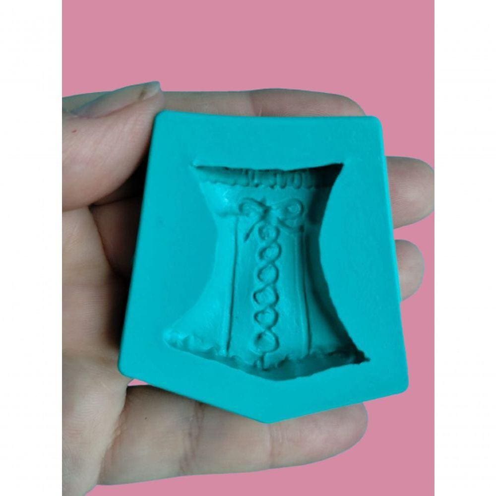 Molde Em Silicone Espartilho Despedida De Solteiro