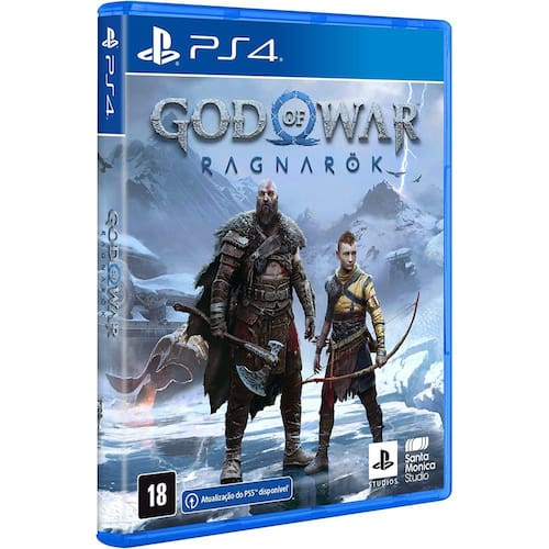 Imagem do produto God of War Ragnarök Edição Standard PS4 - Físico em Ponto Frio