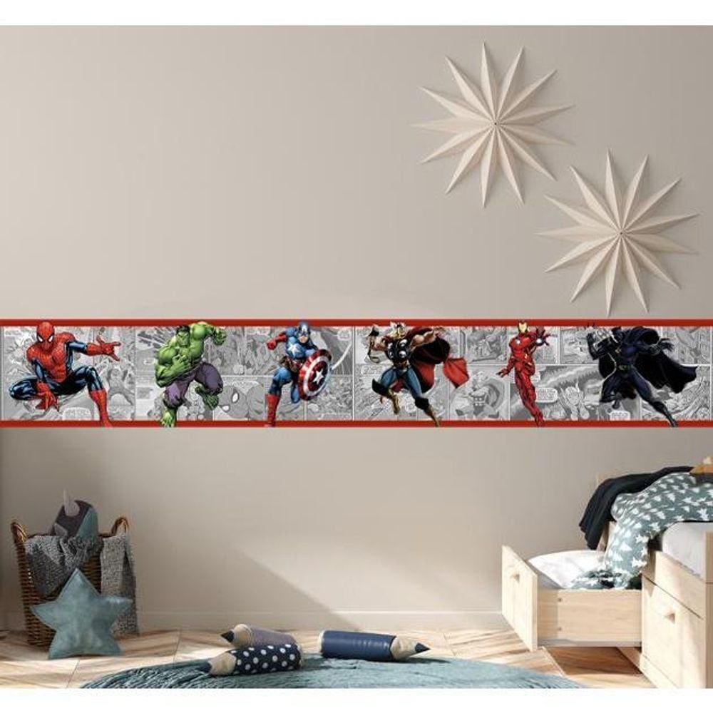 Faixa Decorativa Super - Heróis