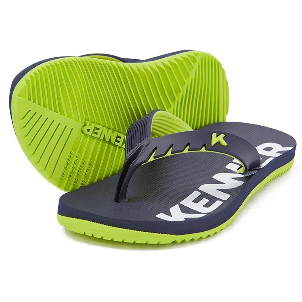 Chinelo Infantil Kenner Red Kids - Azul e Verde
