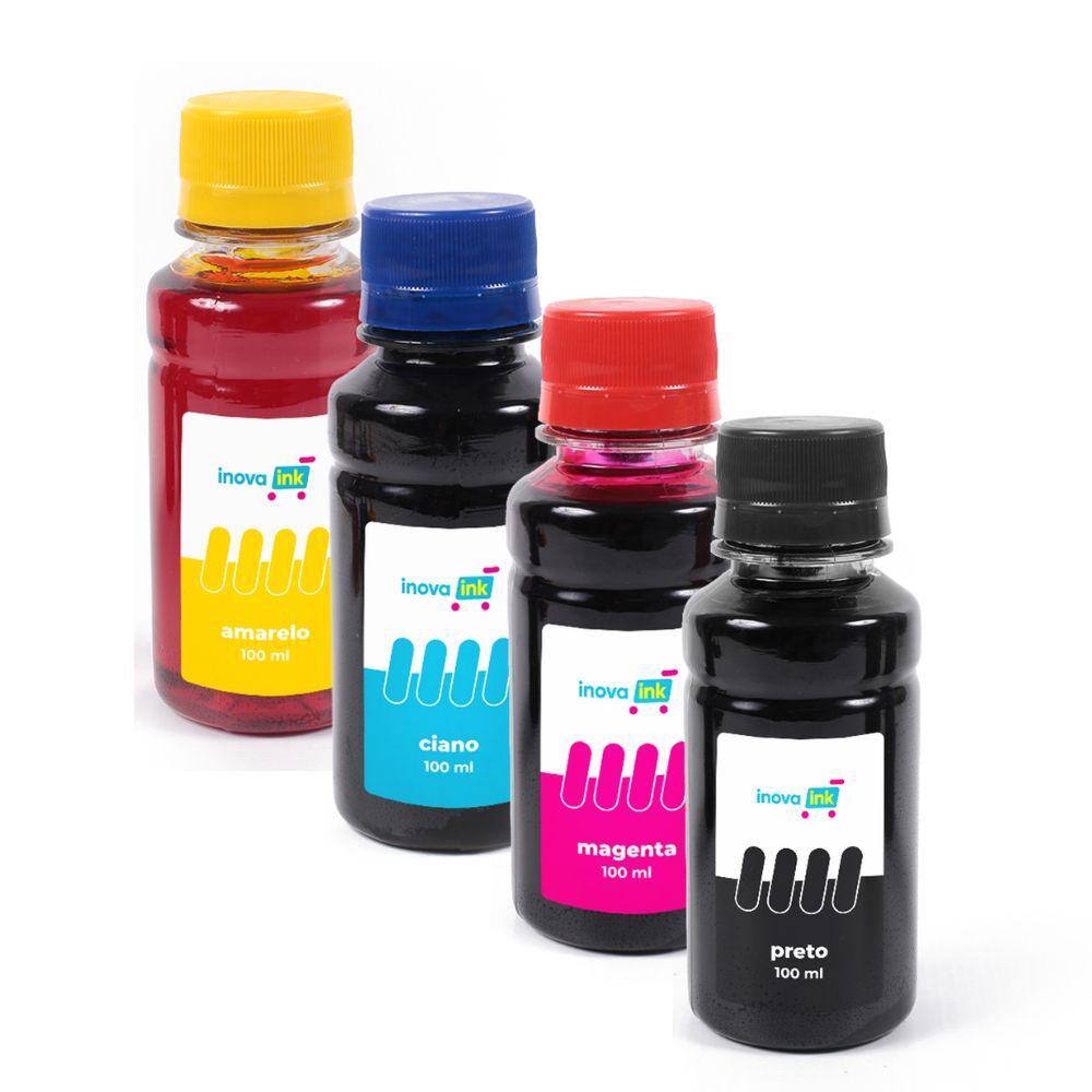 Kit 4 Tintas Compatíveis Para L4160 75ml Inova Ink