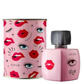 Kiss Ciclo Cosméticos Colônia Lata - Perfume Feminino 100ml