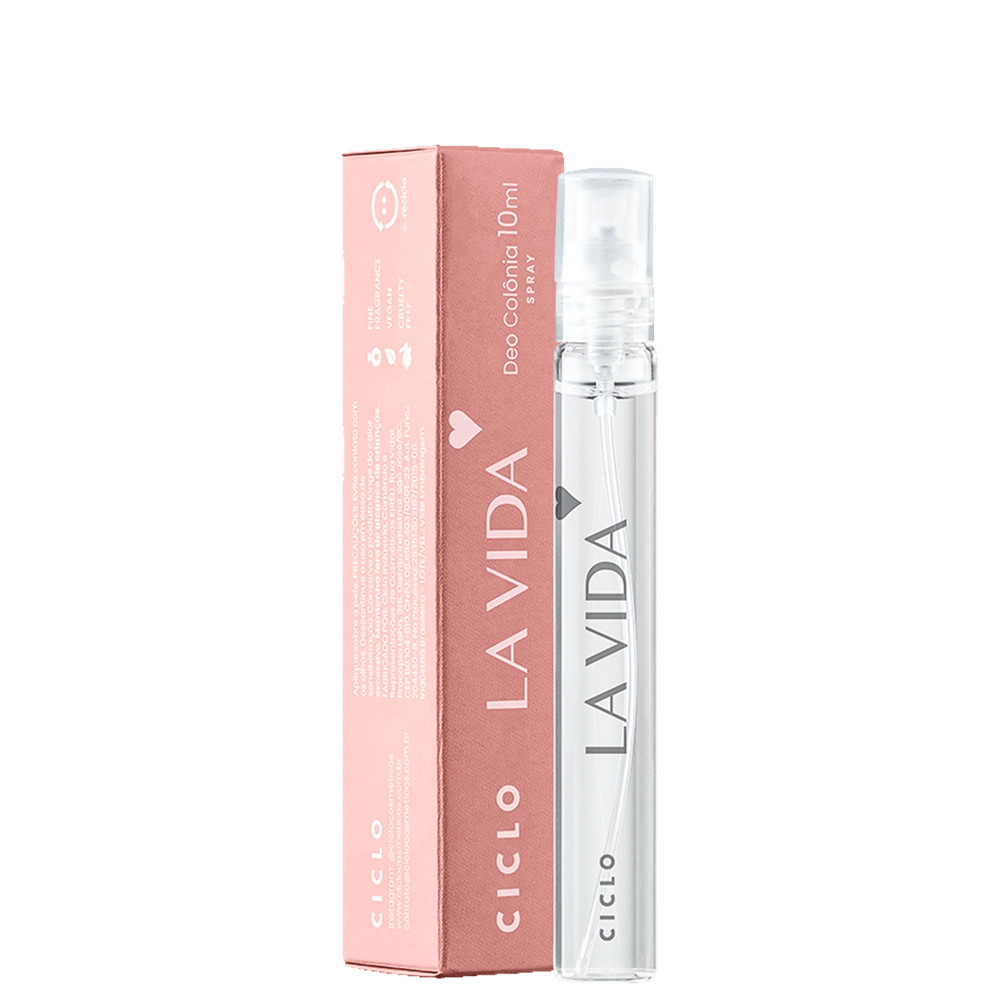 La Vida Ciclo Cosméticos Deo Colônia - Perfume Feminino 10ml