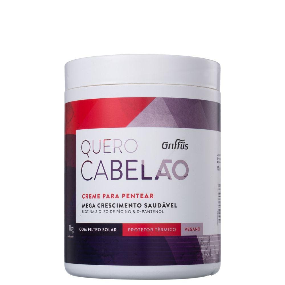 Griffus Quero Cabelão - Creme de Pentear 1kg
