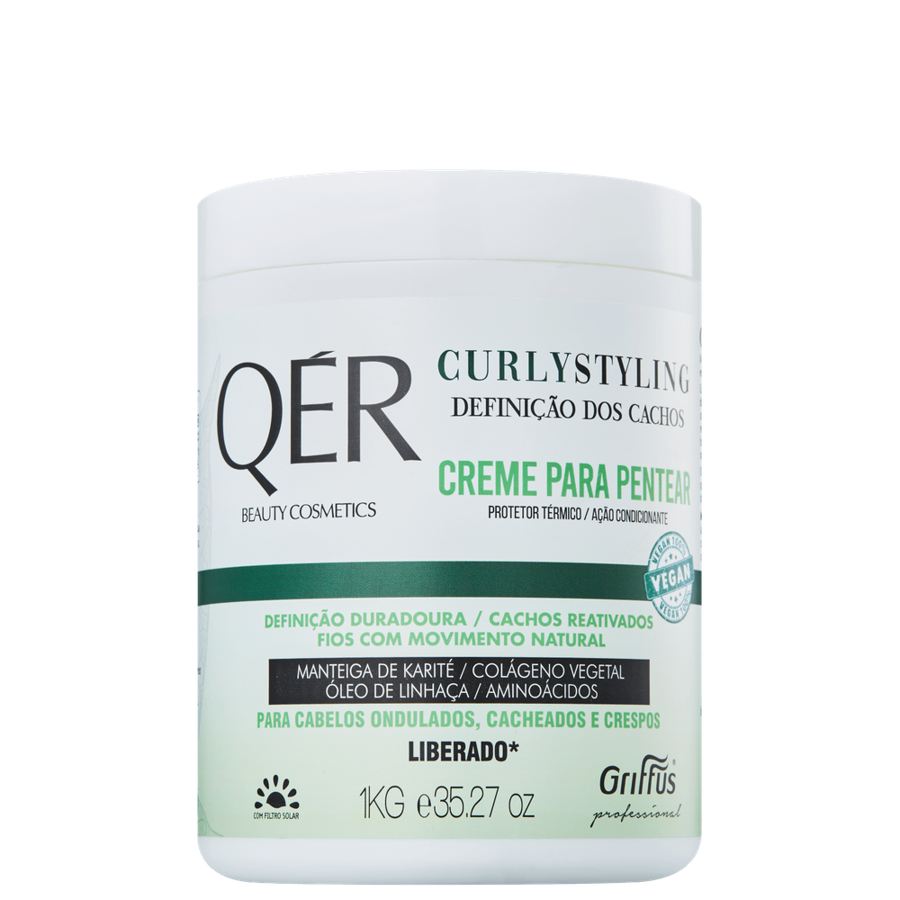 Griffus QÉR Beauty Cosmetics Curly Styling - Creme para Pentear 1kg